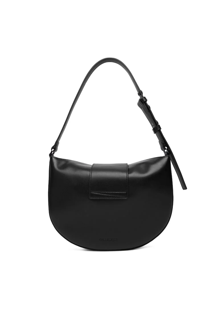 Geanta dama  Black Embellishment, piele naturala, dimensiuni universale
