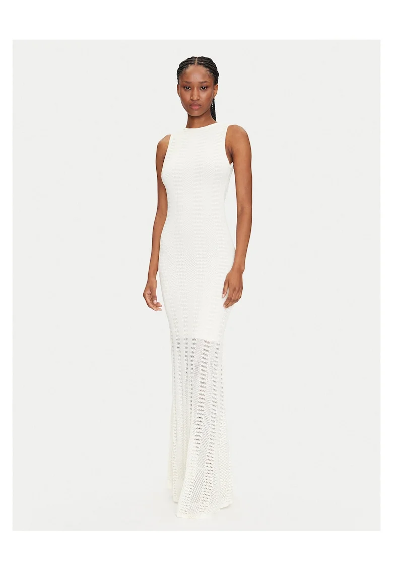Rochie dama,  tricotata, ecru