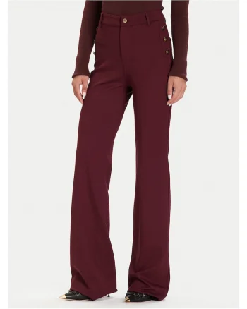 Pantaloni lungi pentru dama  eleganti, visiniu