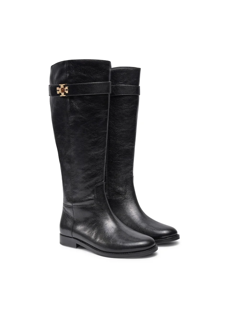 Cizme dama,  piele naturala, negru,