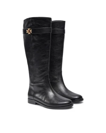 Cizme dama,  piele naturala, negru,