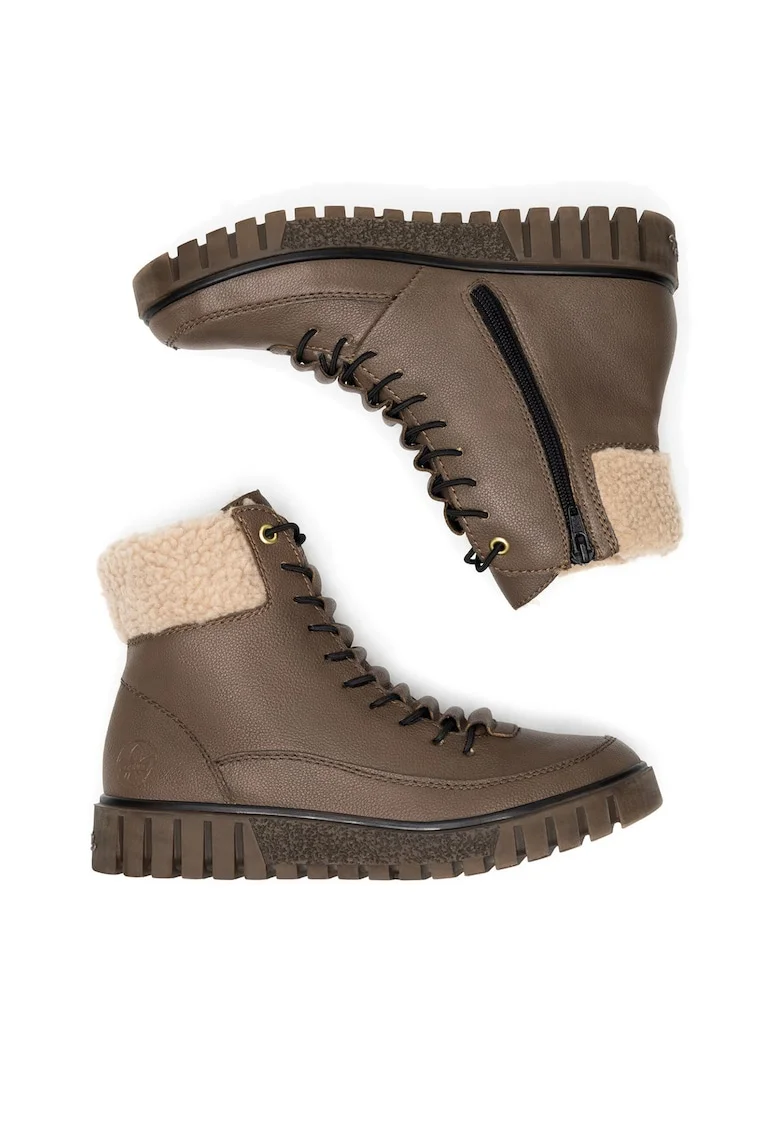 Botine dama,  Bej, Textil Y3465-24