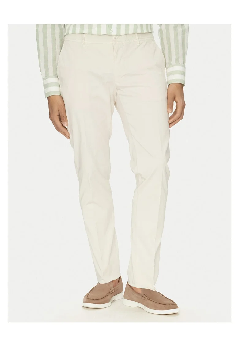 Pantaloni barbati,  ecru