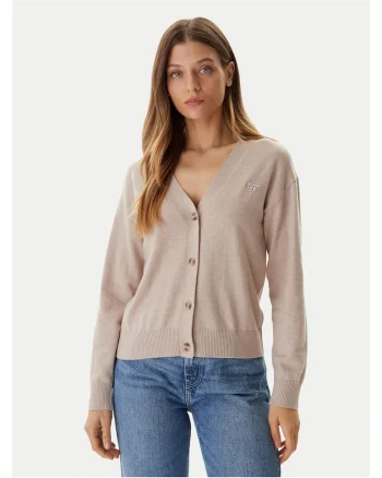 Cardigan dama  bej, pulover de toamna