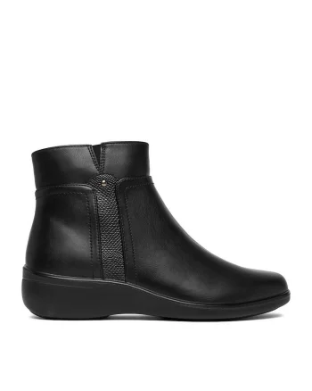 Botine dama  negru, sintetic, CEO-LM3C9626-01