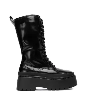 Botine dama 13123-37,  Textil, Negru