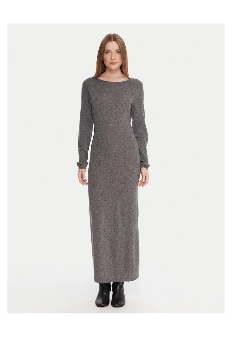 Rochie din tricot  gri,