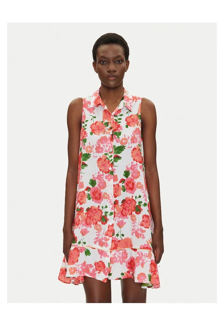 Rochie Camasa  alb, rosu,