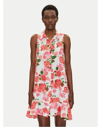 Rochie Camasa  alb, rosu,