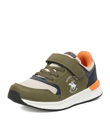 Tenisi copii,  kaki, baieti, textil