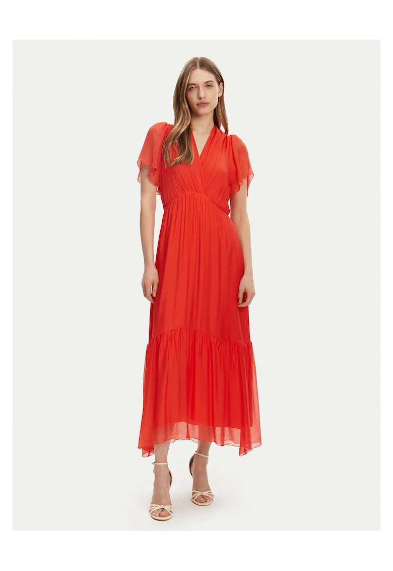 Rochie de vara,  portocalie, de femei