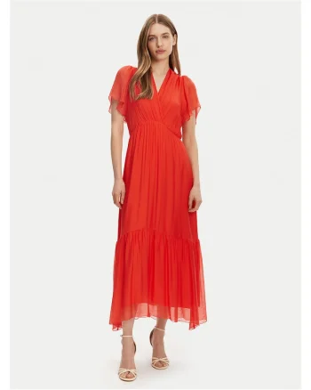 Rochie de vara,  portocalie, de femei