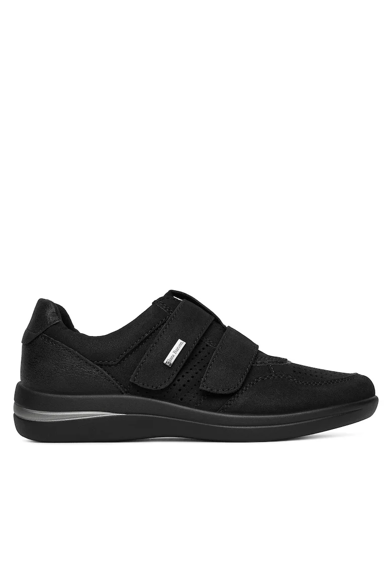 Botine dama WS2561-02,  Textil, Negru