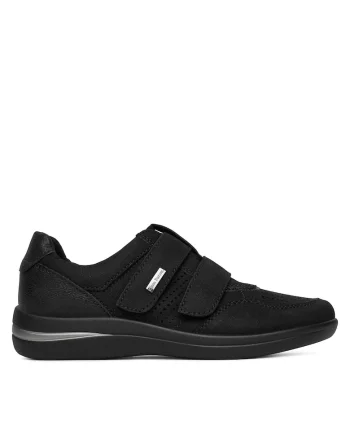 Botine dama WS2561-02,  Textil, Negru