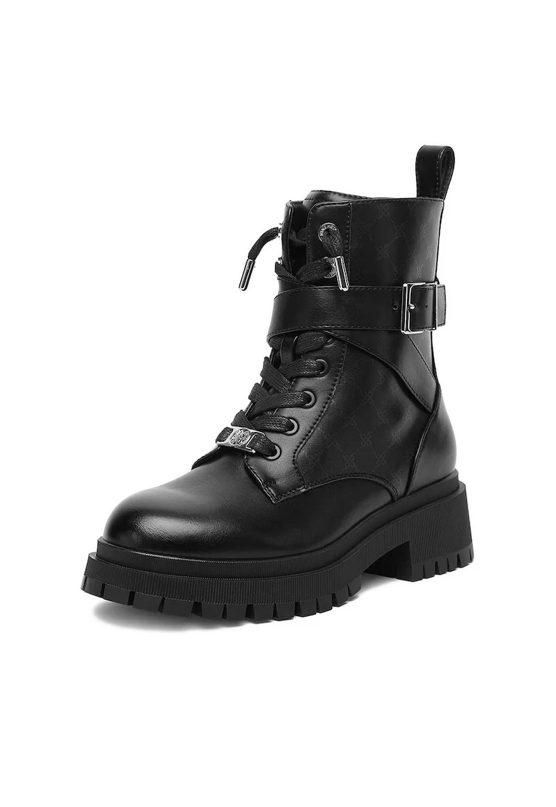 Botine dama,  CEO-DANAE-01, negru, textil