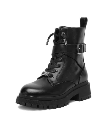 Botine dama,  CEO-DANAE-01, negru, textil