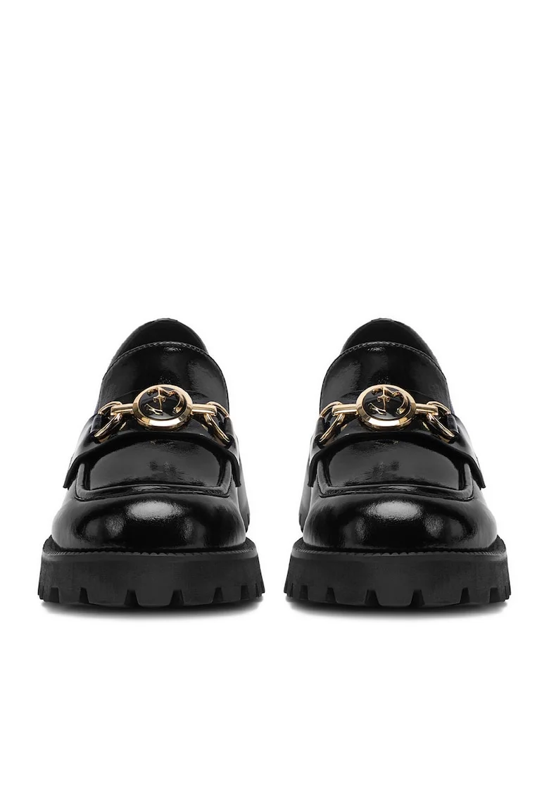 Mocasini dama,  piele naturala, Negru