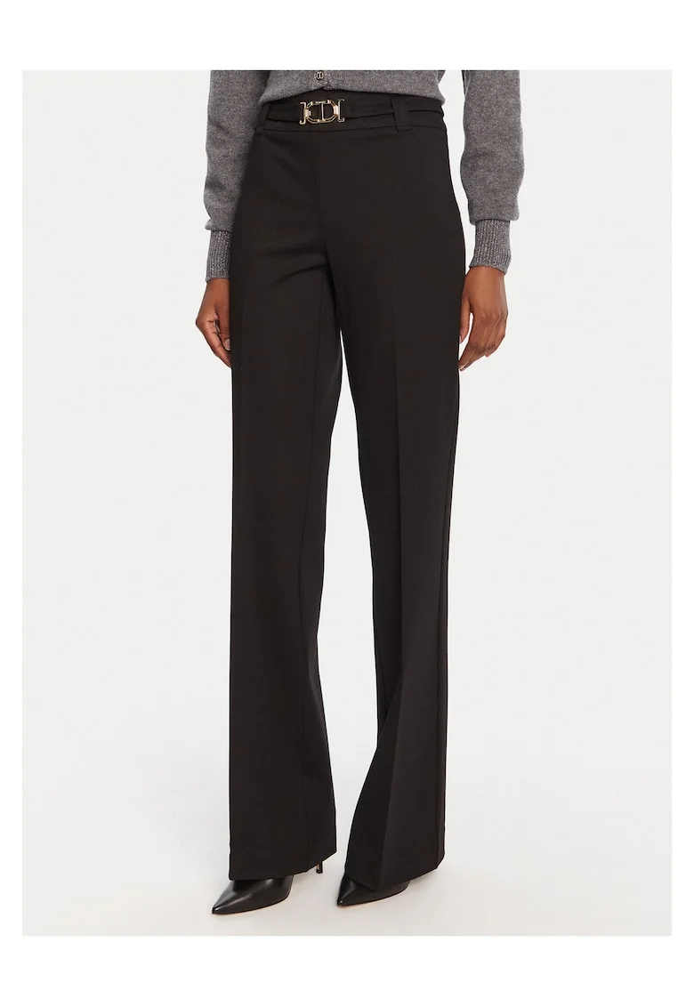 Pantaloni dama  negru, stofa