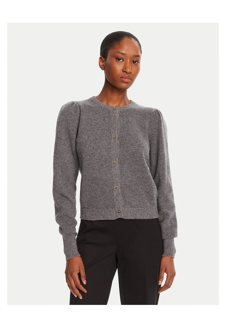 Cardigan dama  gri, tricotat
