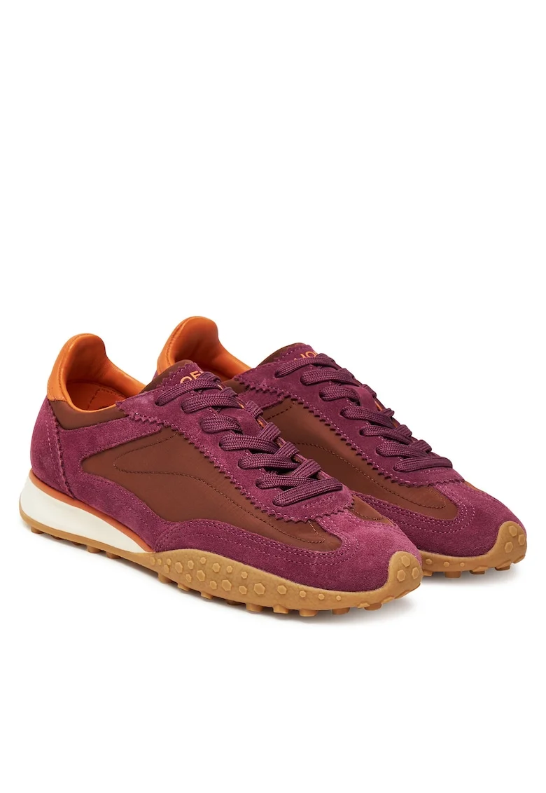 Tenisi dama Miki,  piele naturala, multicolor,