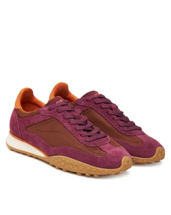 Tenisi dama Miki,  piele naturala, multicolor,
