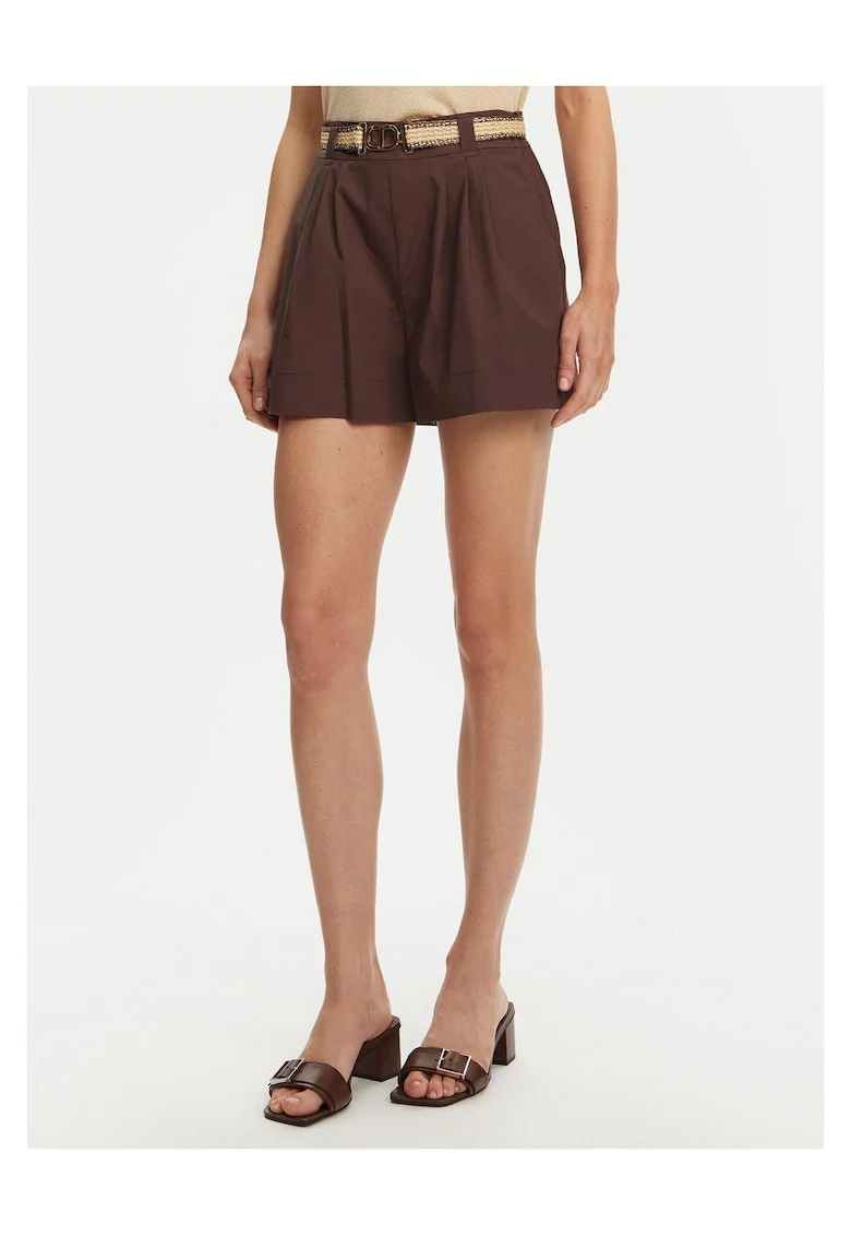 Pantaloni scurti dama,  maro