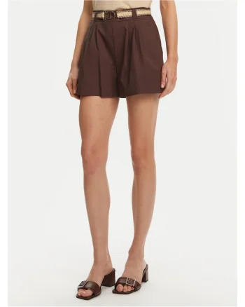 Pantaloni scurti dama,  maro
