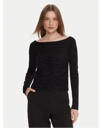 Pulover dama  negru, din material de calitate