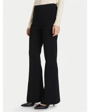 Pantaloni evazati pentru dama  negru