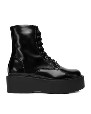 Ghete dama  12663-4, negru, sintetic