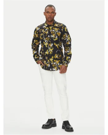 Camasa barbati  negru, cu model