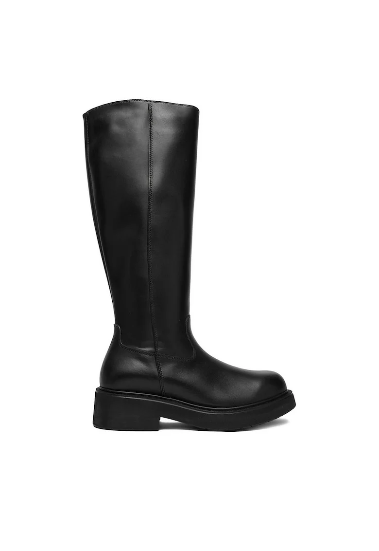 Cizme  piele naturala negru, Negru
