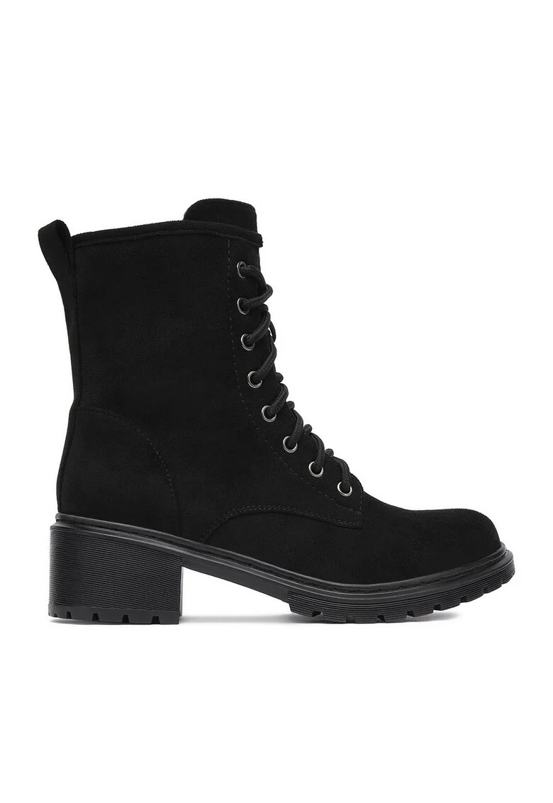 Botine dama 1898,  Textil, Negru