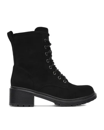 Botine dama 1898,  Textil, Negru