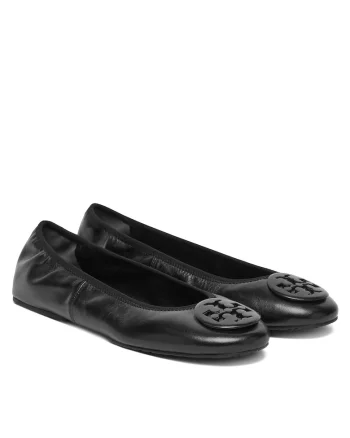 Balerini femei,  piele naturala, negru