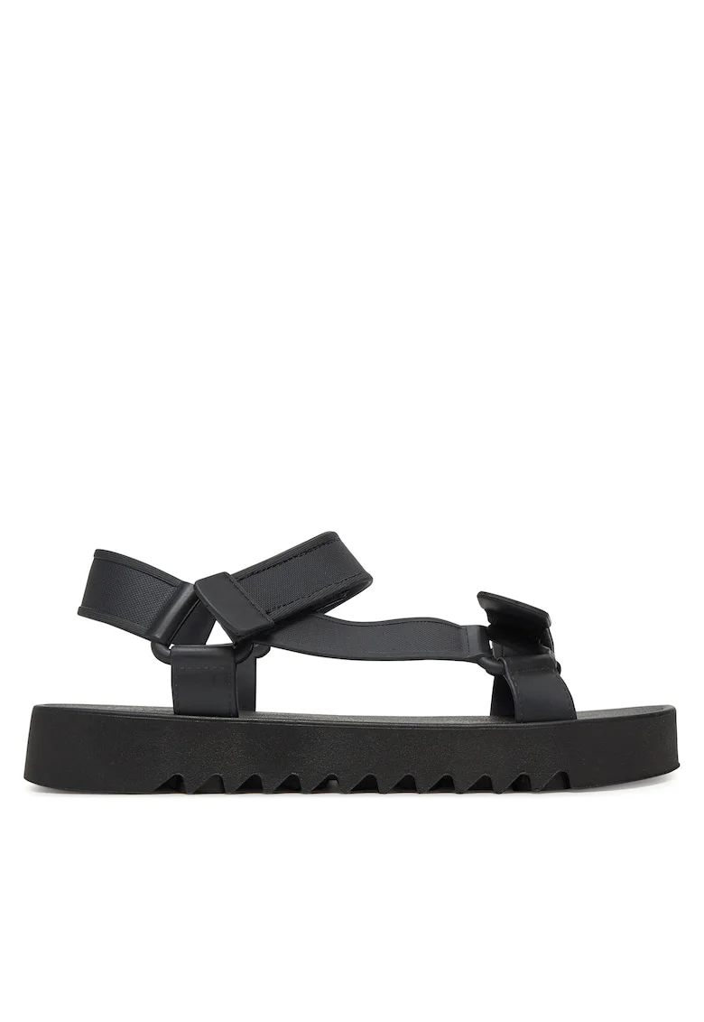 Sandale dama,  model CT0613-71, negru, plastic