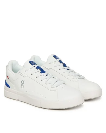 Tenisi barbati  model White 0629, piele ecologica, alb
