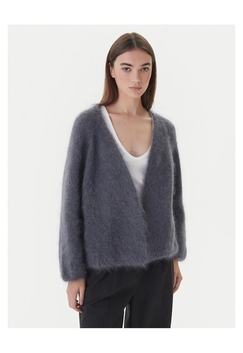 Cardigan de dama  gri,