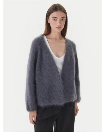 Cardigan de dama  gri,