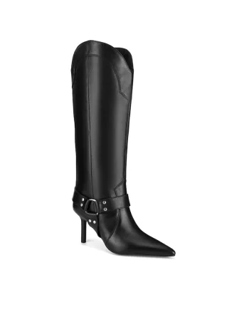 Cizme dama,  piele naturala, negre