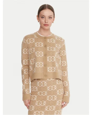 Cardigan dama  bej, cu model