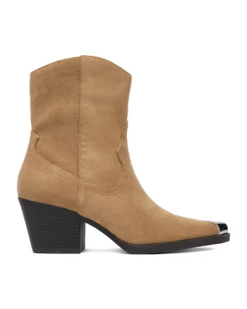 Botine BZRB0184-24,  Textil, Bej