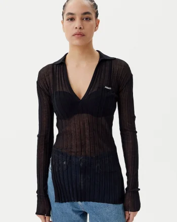 Bluza dama  Rex Ford Polo 105151 A2LS, negru