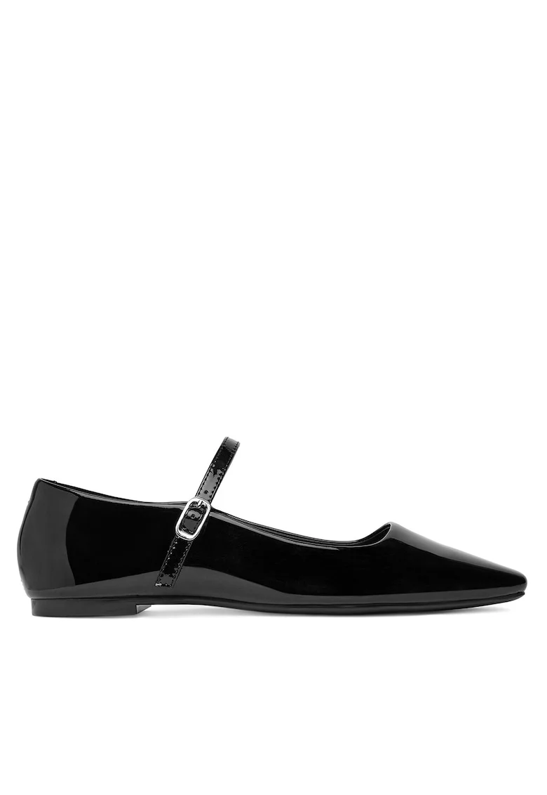 Balerini dama EMMY,  piele naturala, negru