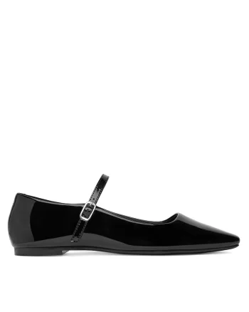 Balerini dama EMMY,  piele naturala, negru