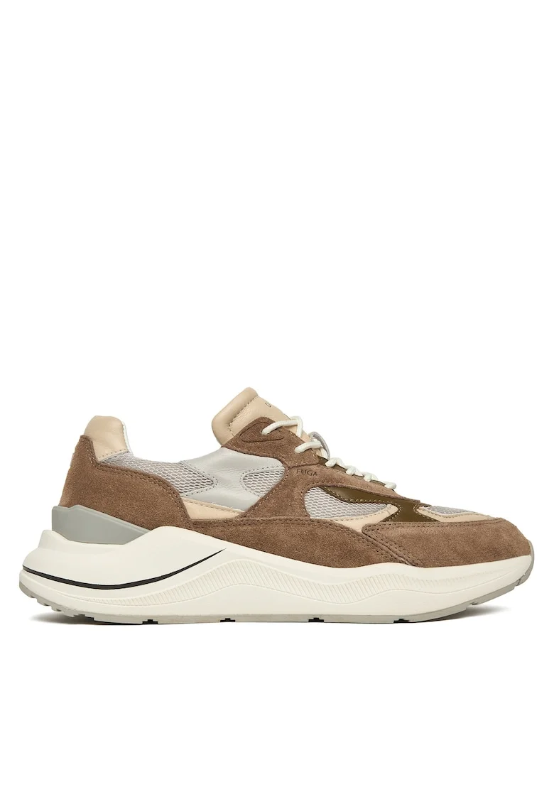 Tenisi barbati  piele naturala, maro, model Sand Fuga Mesh