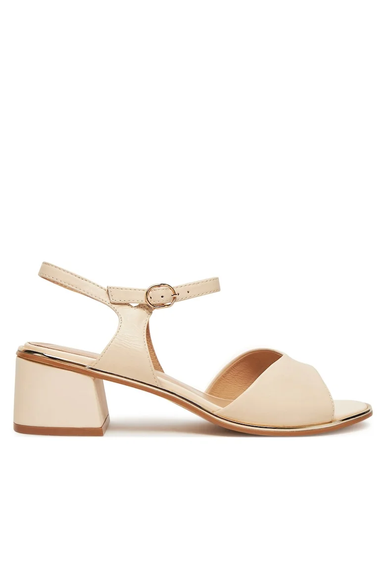 Sandale dama,  WYL3784-1Z, piele naturala, bej