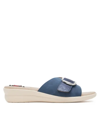 Slapi  femeie, bleumarin