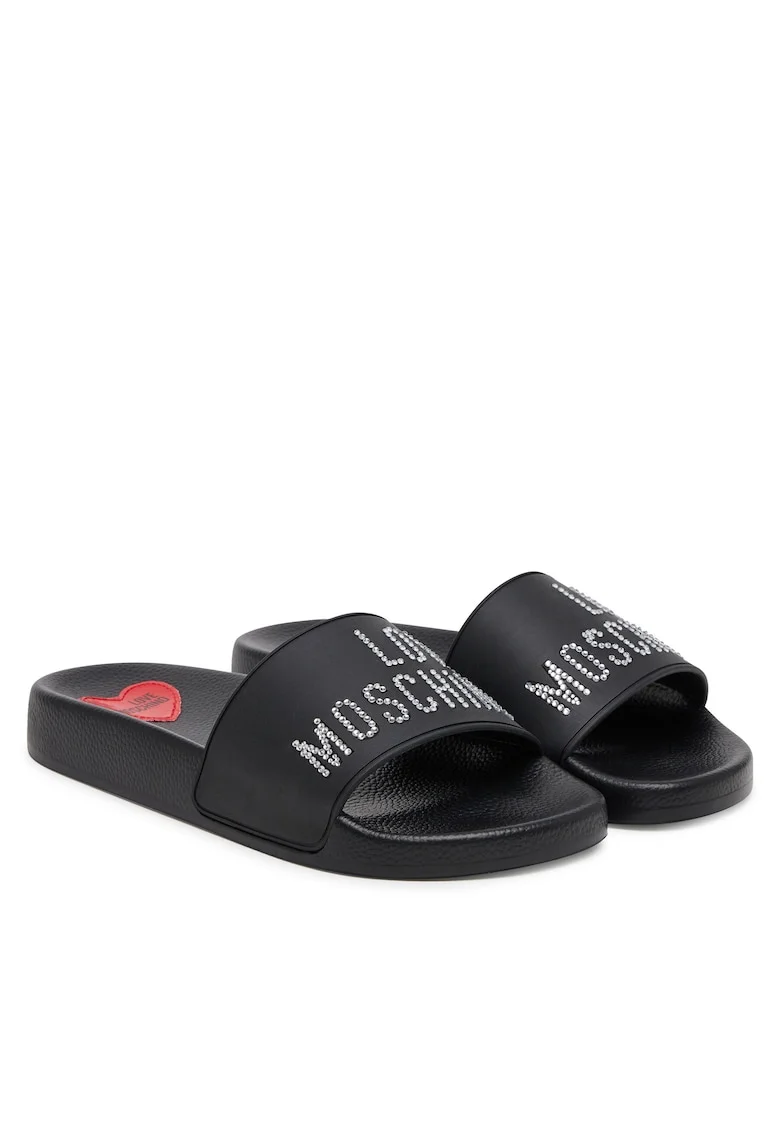 Slapi,  papuci femeie, negru