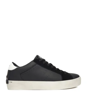 Tenisi dama,  CEO-YG240112-01L, negru, piele naturala